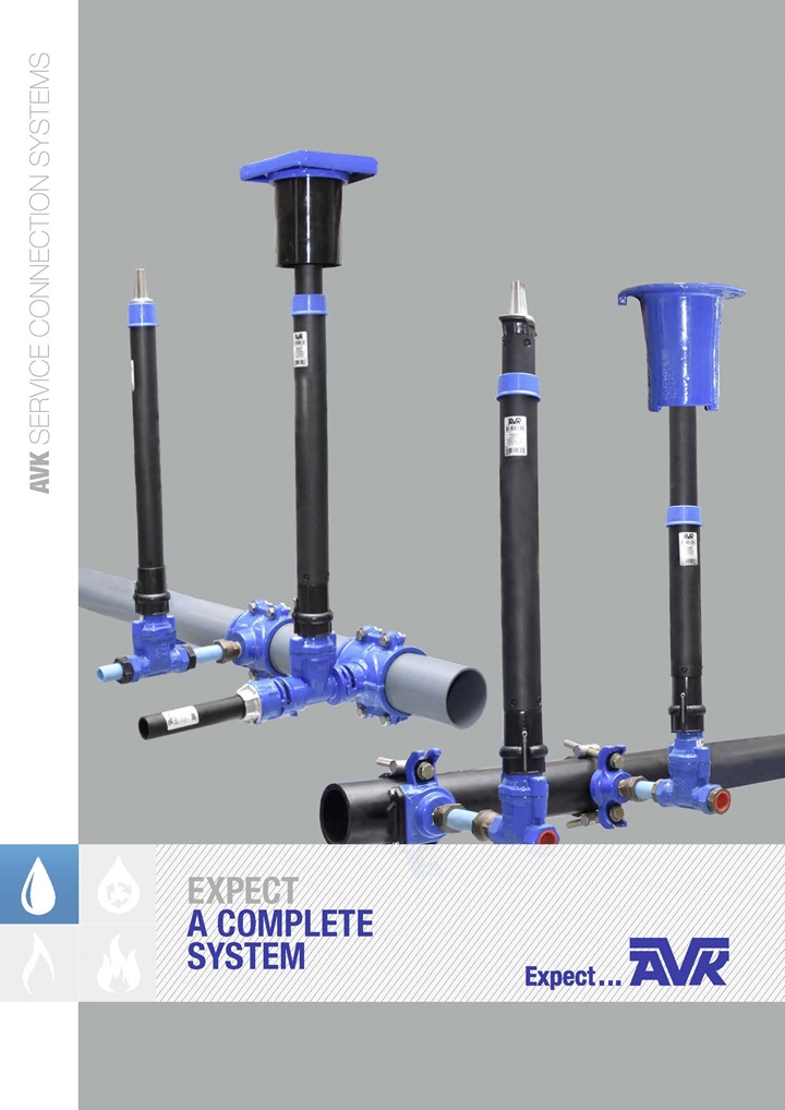 AVK brochure about service connection system