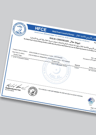 AVK Halal Certificate