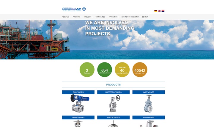 OMV-INDOIL webpage